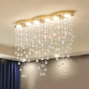 Modern Style Crystal Droplets Chandelier-DWHOME