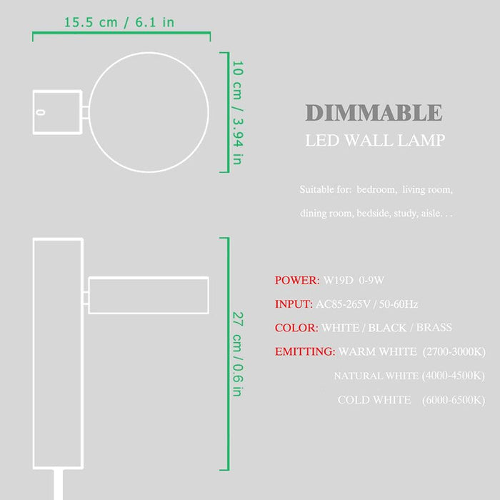 Minimalistic Rotational Lamp - DWHOME