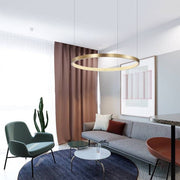 Modern Style Smooth Circle Chandelier-DWHOME
