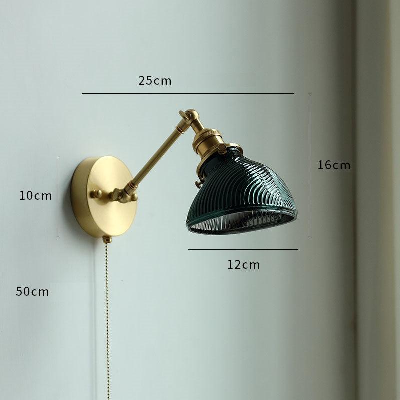 Modern Style Ceramic Pull Chain Wall Light-DWHOME
