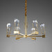 8-Light Modern Crystal Chandelier.