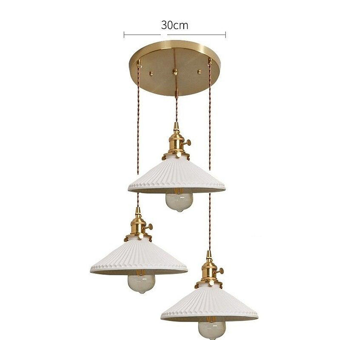 Nordic Style Ceramic Hanging Pendant Light-DWHOME