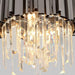 Modern Style Crystal Island Chandelier.