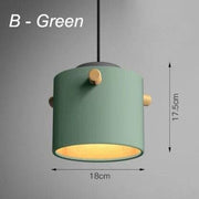Wooden Bucket Pendant Lights-DWHOME