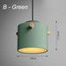 Wooden Bucket Pendant Lights.