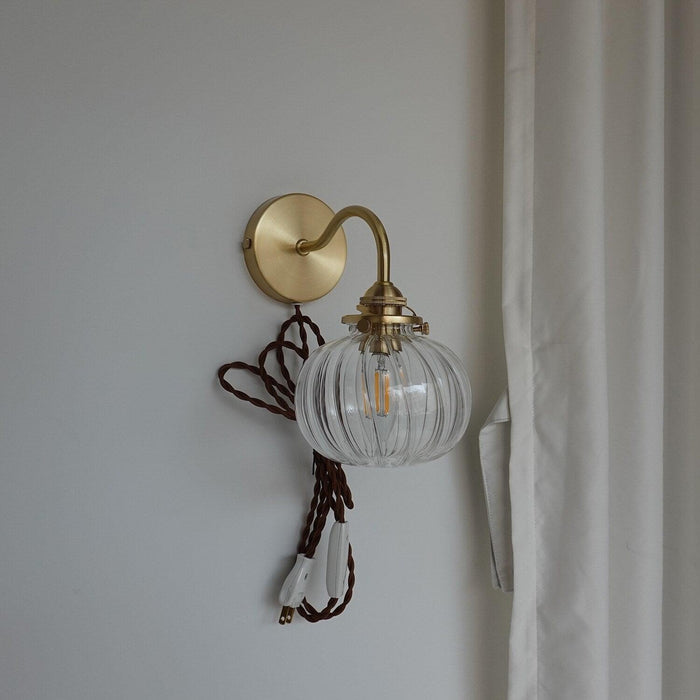 Vintage Style Glass Sphere Wall Light N READY - DWHOME