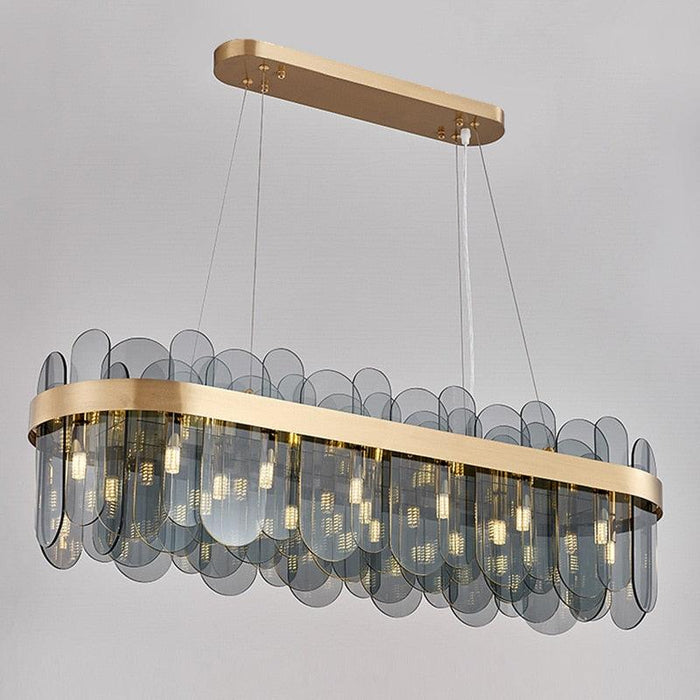 Modern Style Oval Shards Chandelier - DWHOME