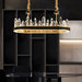 Villa Collection Crystal Dining Room Chandelier.