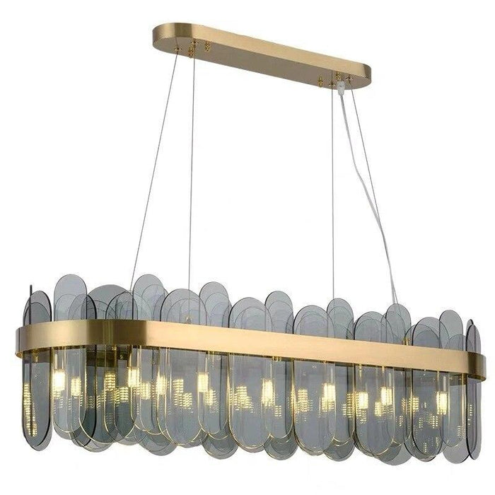 Modern Style Oval Shards Chandelier - DWHOME