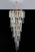 Albero Duplex Staircase Foyer Crystal Chandelier.