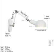 Nordic Style Extendable Wall Lamp-DWHOME