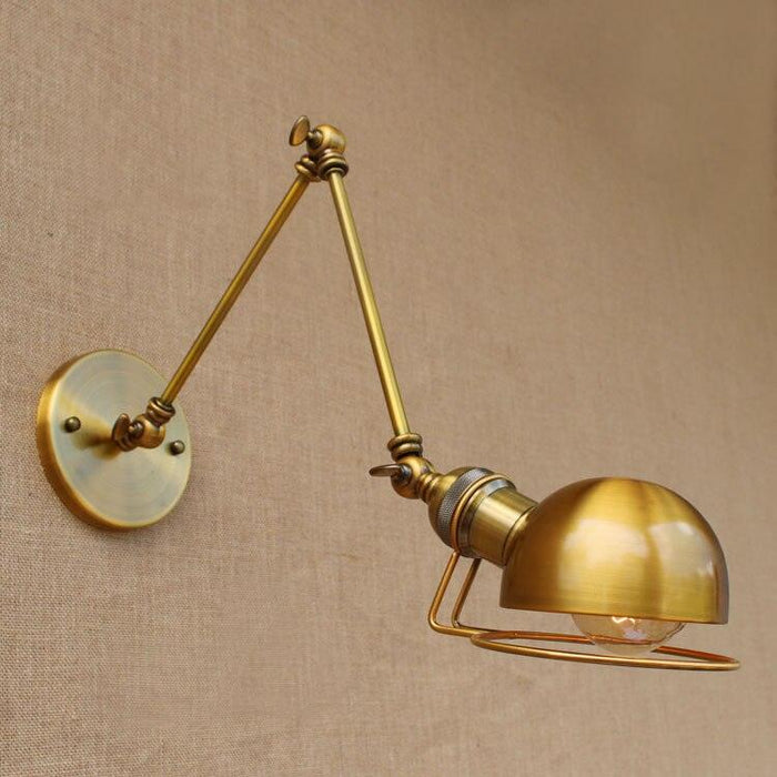 Rustic Style Vintage Long Arm Wall Light.