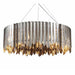 Legance Stainless Steel Chandelier, Chrome.