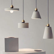 Vintage Style Cemented Pendant Light-DWHOME