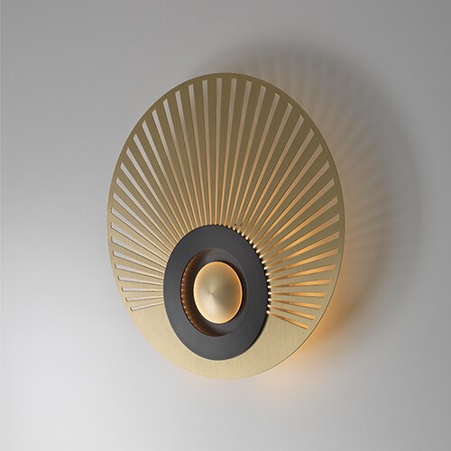 Modern Disc Wall Sconce.