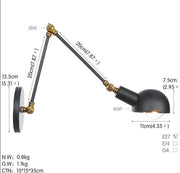 Nordic Style Extendable Wall Lamp-DWHOME