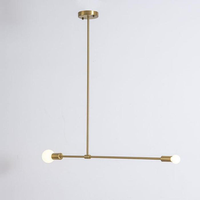 Surry Hills 2 Bulbs Modern Minimalist Line Pendant Light.