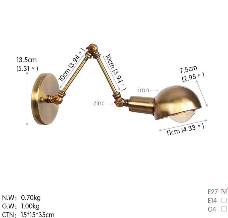 Nordic Style Extendable Wall Lamp-DWHOME
