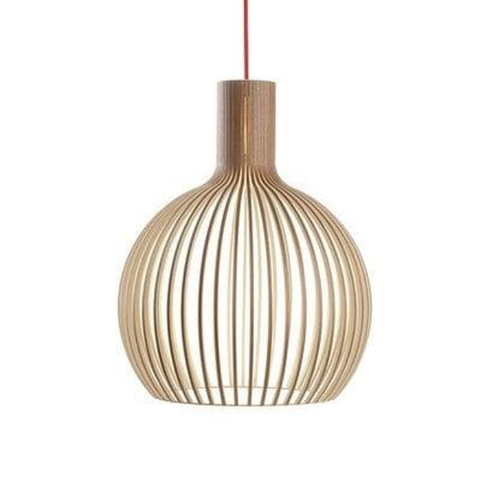Wooden Birdcage Pendant Lamp-DWHOME