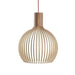 Wooden Birdcage Pendant Lamp.