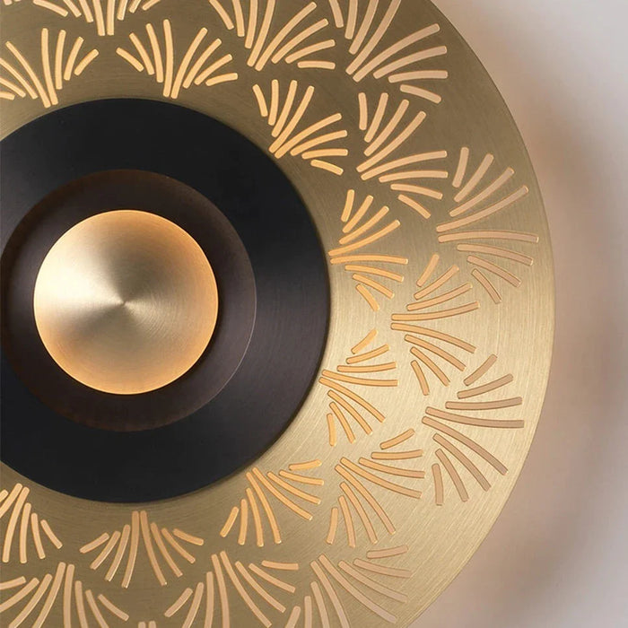 Modern Disc Wall Sconce.