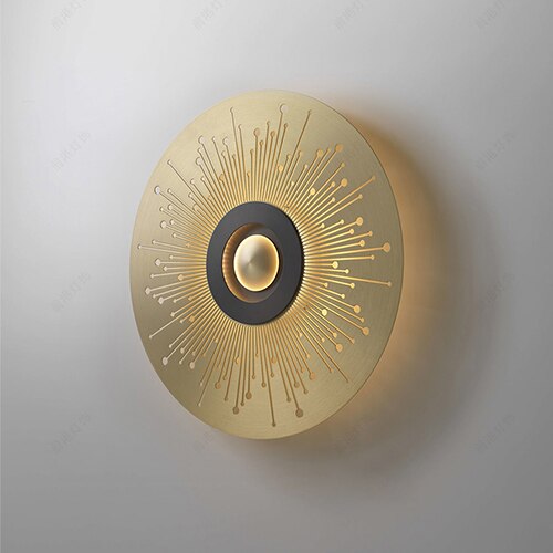 Modern Disc Wall Sconce.