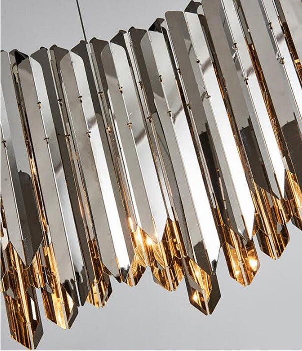 Legance Stainless Steel Chandelier, Chrome.