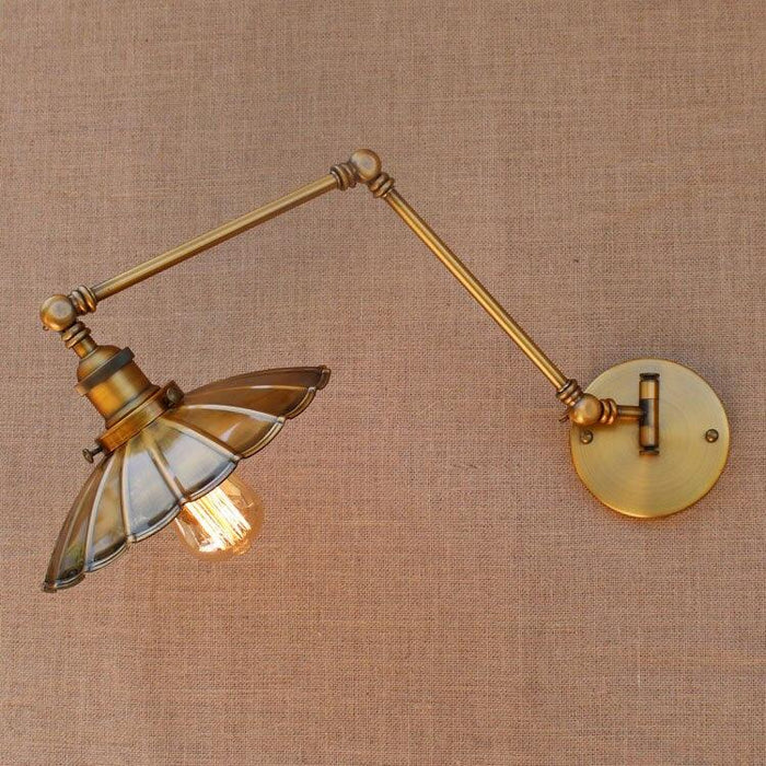 Rustic Style Vintage Long Arm Wall Light.