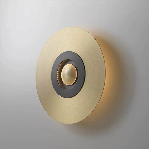 Modern Disc Wall Sconce.