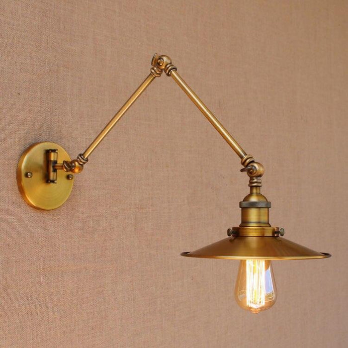 Rustic Style Vintage Long Arm Wall Light.