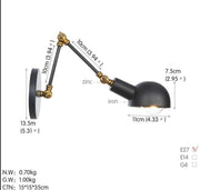 Nordic Style Extendable Wall Lamp-DWHOME