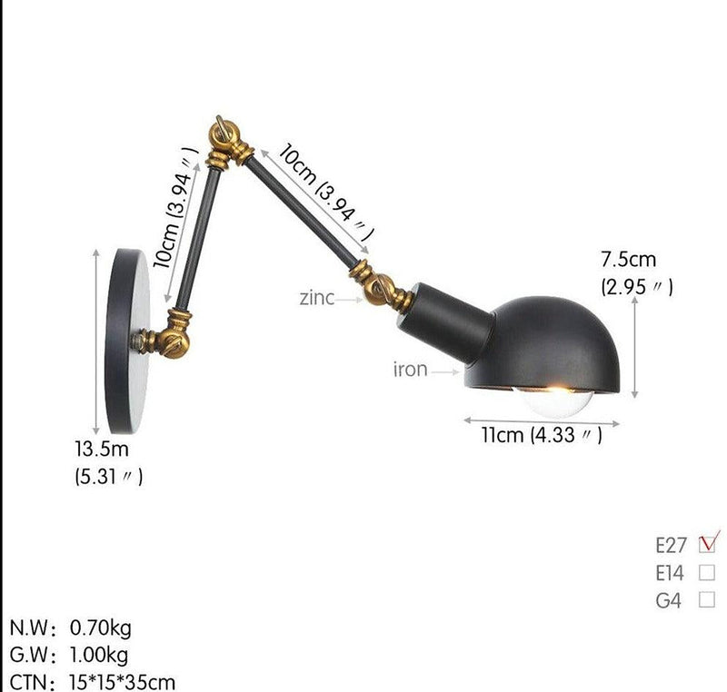 Nordic Style Extendable Wall Lamp-DWHOME