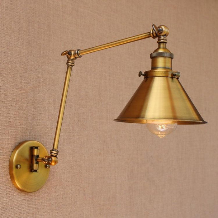 Rustic Style Vintage Long Arm Wall Light.