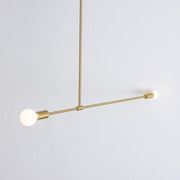 Surry Hills 2 Bulbs Modern Minimalist Line Pendant Light-DWHOME