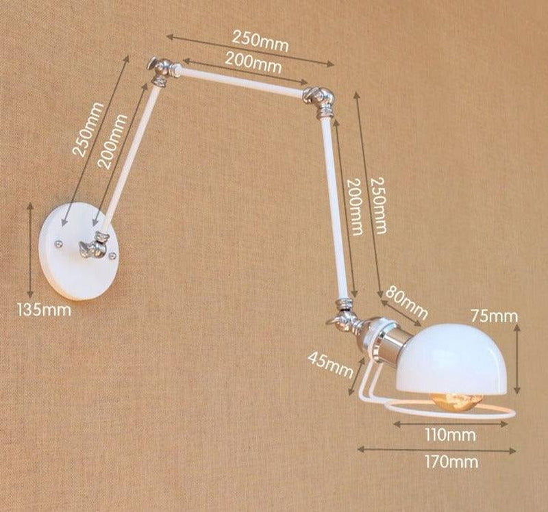 Retro Style Mechanical Gold Wall Light N READY-DWHOME