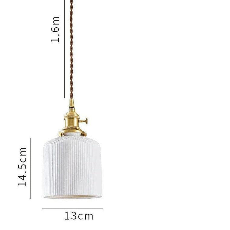Nordic Style Ceramic Pendant Light N READY-DWHOME