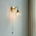 Vintage Style Glass Sphere Wall Light N READY - DWHOME