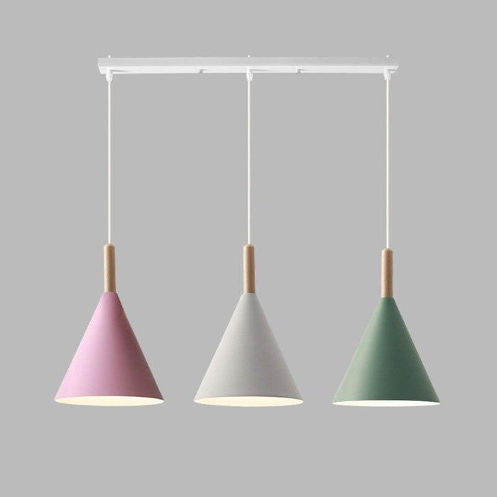 Modern Style Color Cone Ceiling Light.