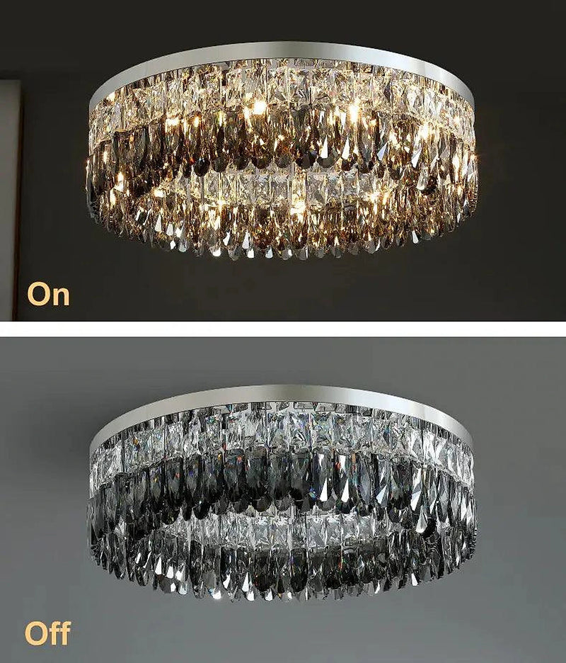 Giano Crystal Ceiling Light Fixture-DWHOME