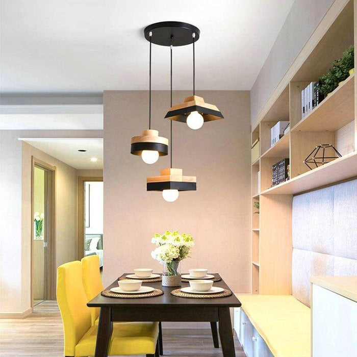 Modern Style Wooden Acorn Chandelier - DWHOME