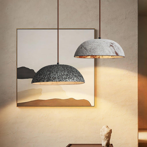 Half Dome Vintage Ceramic Pendant Lamp-DWHOME