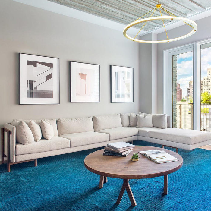 Cascading Ring Circle Pendant Lamp-DWHOME