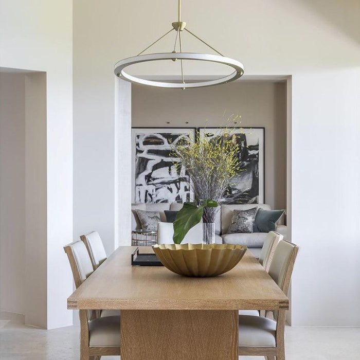 Cascading Ring Circle Pendant Lamp-DWHOME