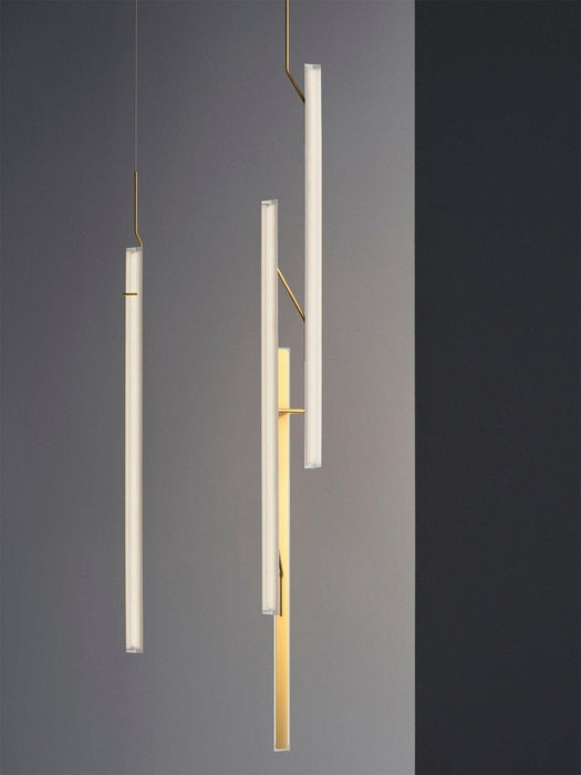 Halo Jewel Straight Pendant Light-DWHOME