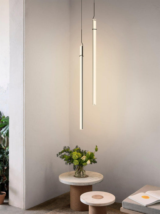 Halo Jewel Straight Pendant Light.