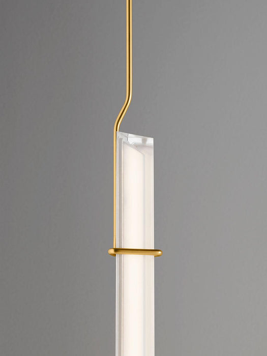 Halo Jewel Straight Pendant Light.