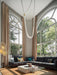 Halti Necklace Acrylic Chandelier