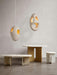 Hand-Built White Pendant Lamp.