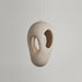 Hand-Built White Pendant Lamp-DWHOME