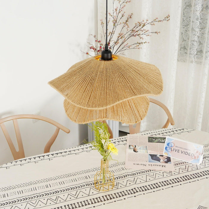 Handmade Straw Hat Pendant Lamp-DWHOME